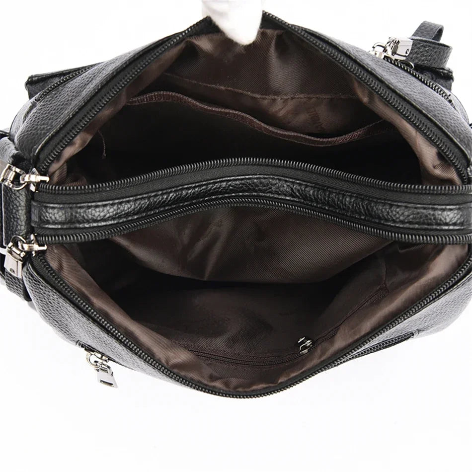 Bolso de mano bordado para mujer, bolsos de cuero de alta calidad para mujer, bolso de hombro para mujer, bolsos cruzados pequeños para mujer, bolso principal 2024
