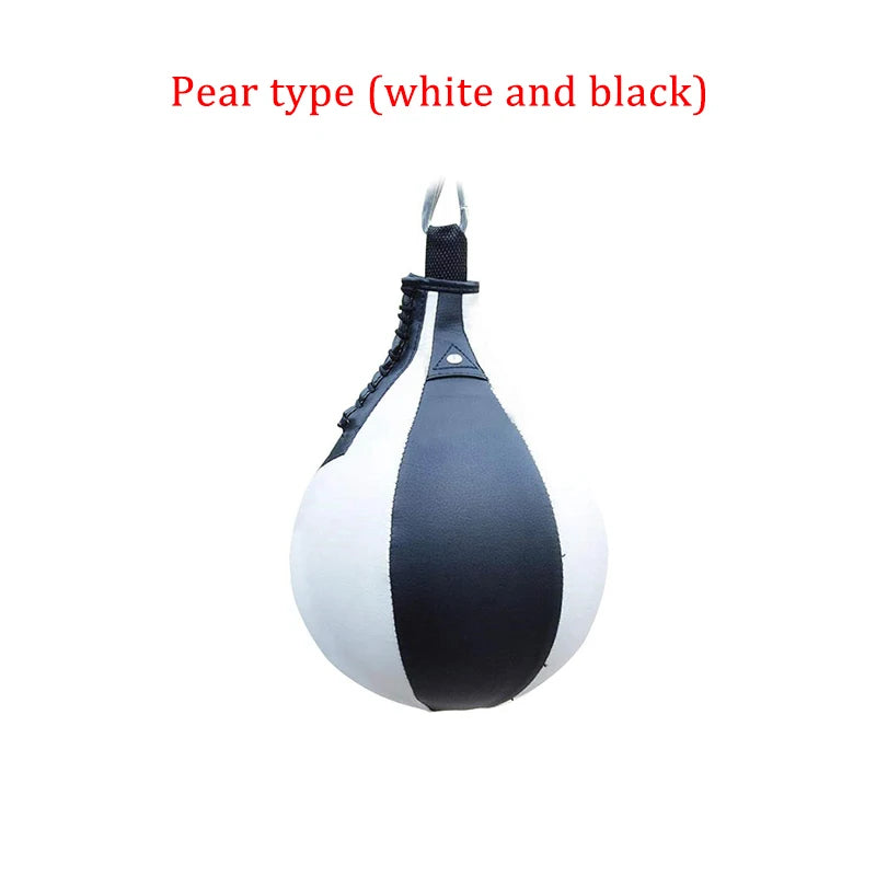 Bola de boxeo de calidad PU, bolsa de boxeo de pera, bolas de velocidad de reacción, entrenamiento de Fitness, bola colgante de velocidad de boxeo