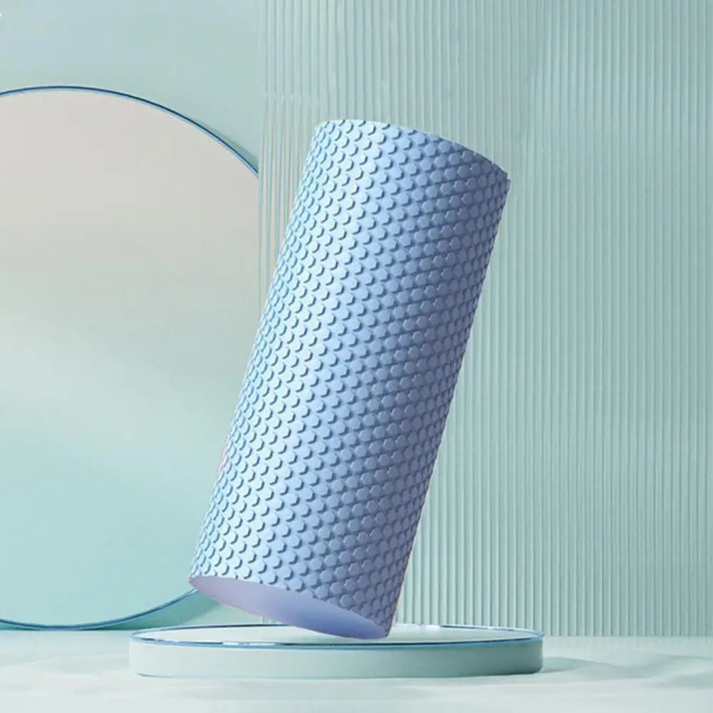 Rodillo de Yoga redondo, cilindro de espuma EVA, rodillo Hexagonal para ejercicio de Pilates, entrenamientos en casa mejorados, diámetro de 9,5 cm de longitud 29,7 cm