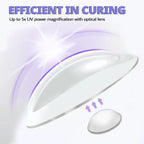 Mini lámpara de uñas portátil de mano para todos los esmaltes de Gel, máquina secadora de uñas USB de secado rápido, lámpara de uñas LED UV, Mini linterna con bolígrafo