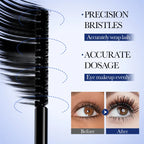 Máscara de pestañas resistente al agua 5D, maquillaje para mujer, máscara resistente al agua, máscara de fibra de seda negra, Cosméticos Coreanos nuevos
