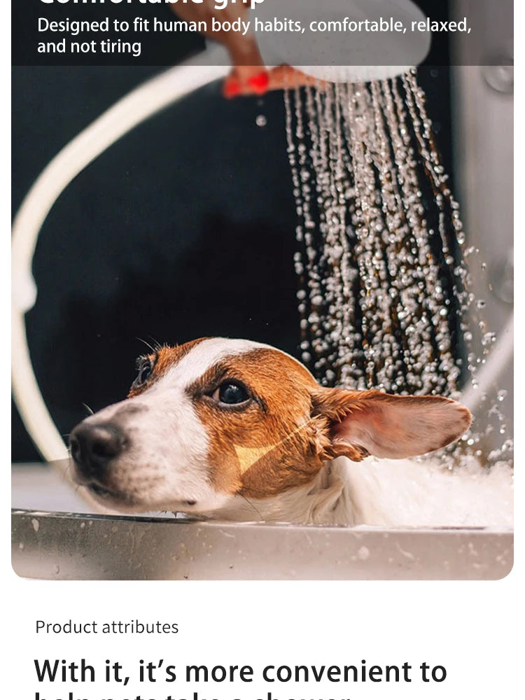 Ducha de baño para mascotas, ducha multifuncional para perros y gatos, pulverizador de jardín fácil de baño, suministros de herramientas de aseo para limpieza de mascotas