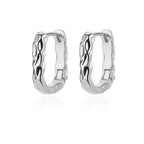 Pendientes redondos elegantes para mujeres y niñas, aretes de aro de acero inoxidable de lujo, joyería estética de compromiso de boda Vintage