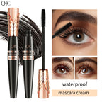 Máscara de pestañas resistente al agua 5D, extensión de pestañas, máscara de fibra de seda gruesa, maquillaje femenino, herramientas cosméticas para ojos para regalos