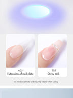 Mini lámpara de uñas portátil de mano para todos los esmaltes de Gel, máquina secadora de uñas USB de secado rápido, lámpara de uñas LED UV, Mini linterna con bolígrafo