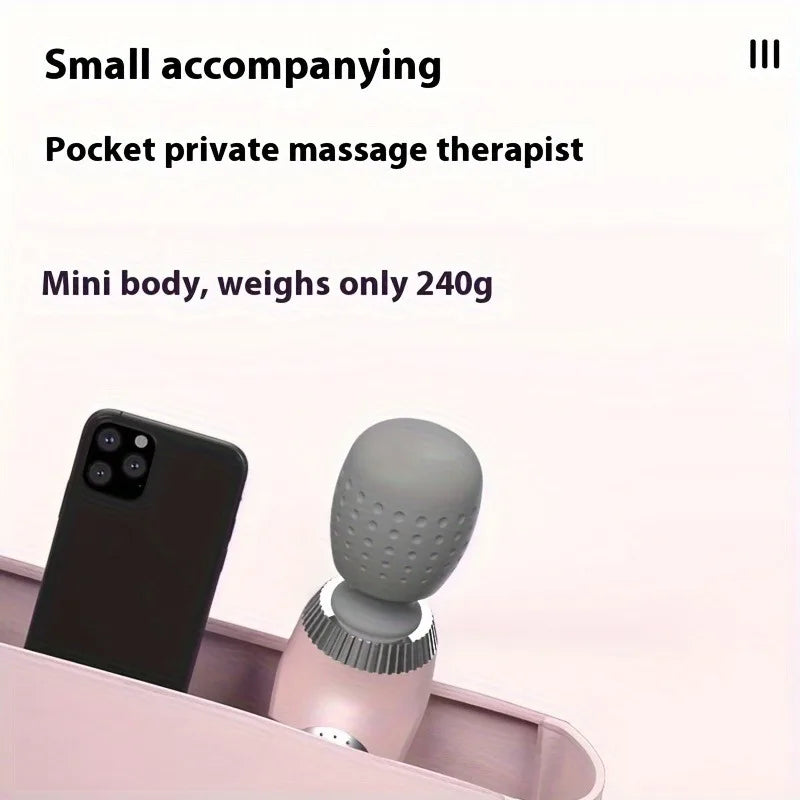 Nuevo Masajeador portátil de mano, recargable por USB, multifuncional, pistola de masaje de cuerpo completo, relajante, cuello, espalda, piernas y cintura