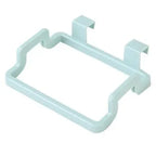 Estante de basura, soporte para bolsa de basura, puerta trasera de armario, bolsa de basura para cocina, organizador de cocina colgante para armario