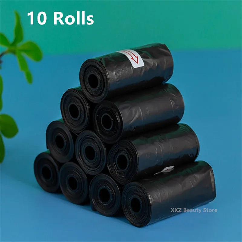 10/50/100 rollos de colores aleatorios, suministros biodegradables para mascotas, bolsas para excrementos de perros para limpiar residuos, bolsa para excrementos de cachorros y gatos
