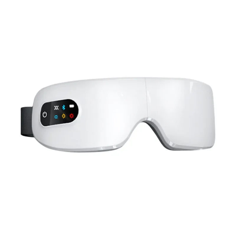 Masajeador de ojos 4D, Airbag inteligente, vibración, instrumento para el cuidado de los ojos, compresa caliente, Bluetooth, gafas de masaje para ojos, fatiga, cuidado antiarrugas