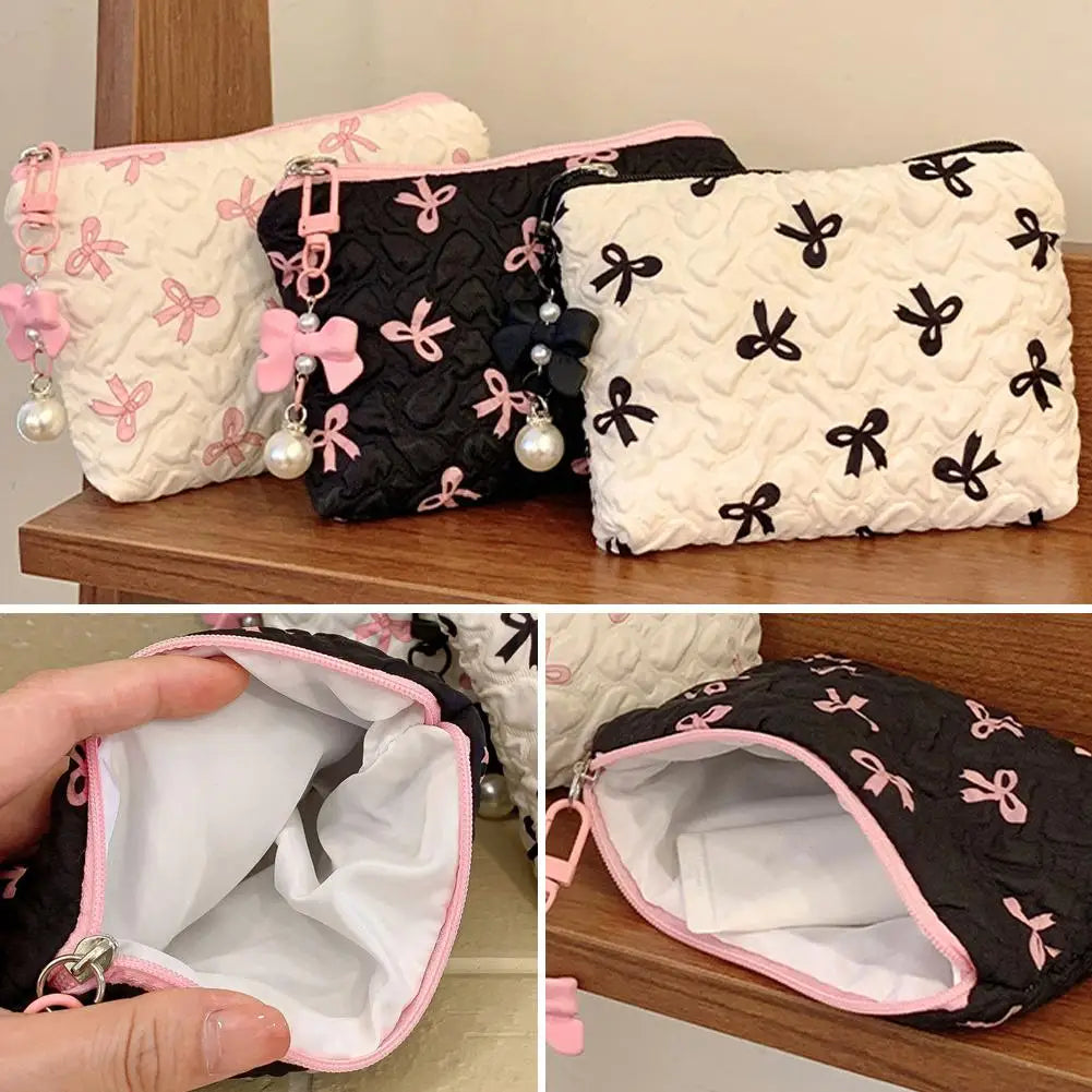 Bolsas de almacenamiento con cojín de aire para lápiz labial de gran capacidad, bolsa de maquillaje para mujer, bolso de viaje, bolsas de aseo, 1 ud.