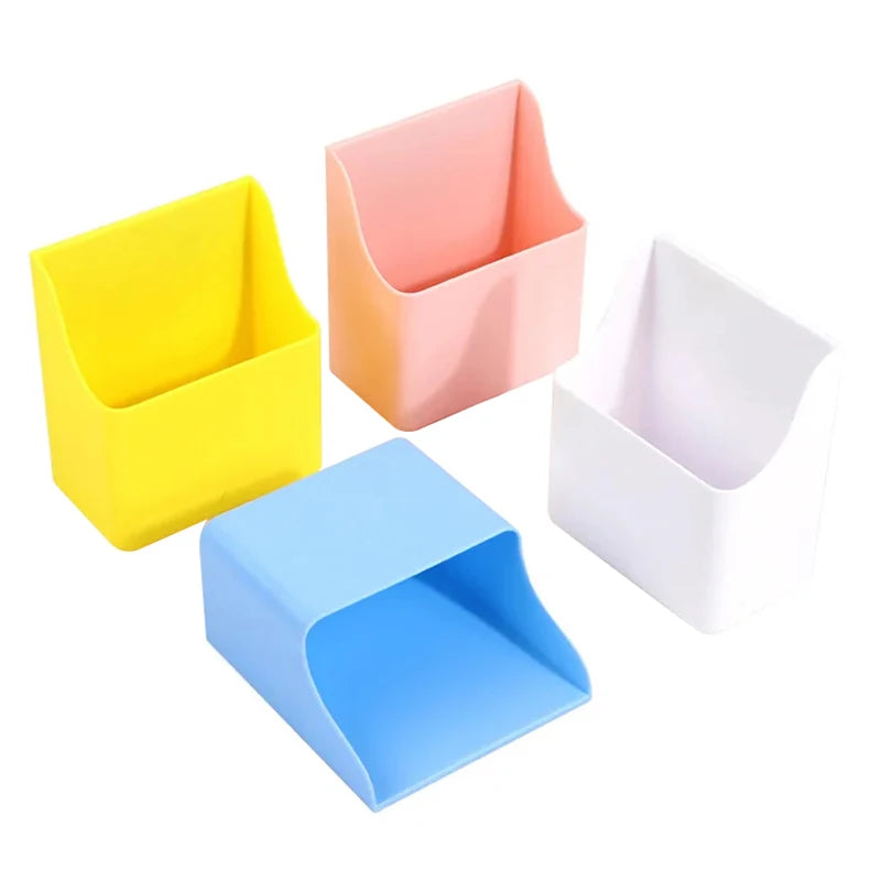 Caja de almacenamiento magnética de gran capacidad, estante para refrigerador doméstico y portalápices para pizarra blanca de oficina, organizador de papelería