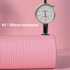 Rodillo de Yoga redondo, cilindro de espuma EVA, rodillo Hexagonal para ejercicio de Pilates, entrenamientos en casa mejorados, diámetro de 9,5 cm de longitud 29,7 cm