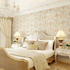 Papel tapiz europeo autoadhesivo flor pastoral pegatinas de pared de lujo autoadhesivo dormitorio sala de estar pared de fondo del hogar wal