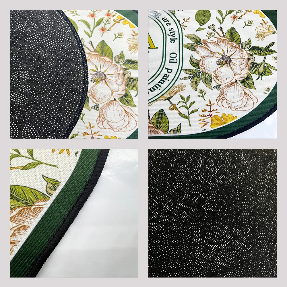 Alfombra de cocina con estampado absorbente, alfombra antideslizante para pasillo, alfombras largas para sala de estar, dormitorio, entrada, felpudo para baño