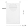 Bolsa de almacenamiento de ropa sucia, cesta con marco, cubo de malla plegable para lavandería, baño, colgante de pared, organizador de ropa para el hogar con gancho