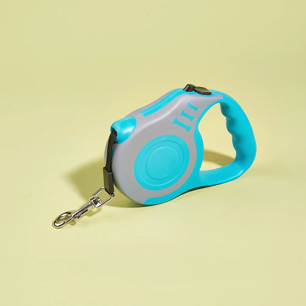 Correa para perros de 3m y 5m para perros pequeños, medianos y grandes, gatos, automática, retráctil, nailon fuerte, Schnauzer de plomo para cachorros, suministros para mascotas