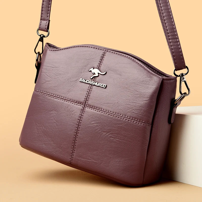 Bolso de mano bordado para mujer, bolsos de cuero de alta calidad para mujer, bolso de hombro para mujer, bolsos cruzados pequeños para mujer, bolso principal 2024