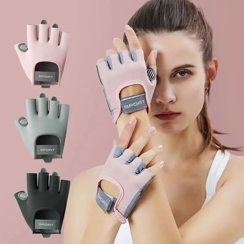 Guantes deportivos antideslizantes para hombre y mujer, guantes de Yoga para entrenamiento de culturismo, levantamiento de pesas, 1 par