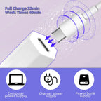 Mini lámpara de uñas portátil de mano para todos los esmaltes de Gel, máquina secadora de uñas USB de secado rápido, lámpara de uñas LED UV, Mini linterna con bolígrafo