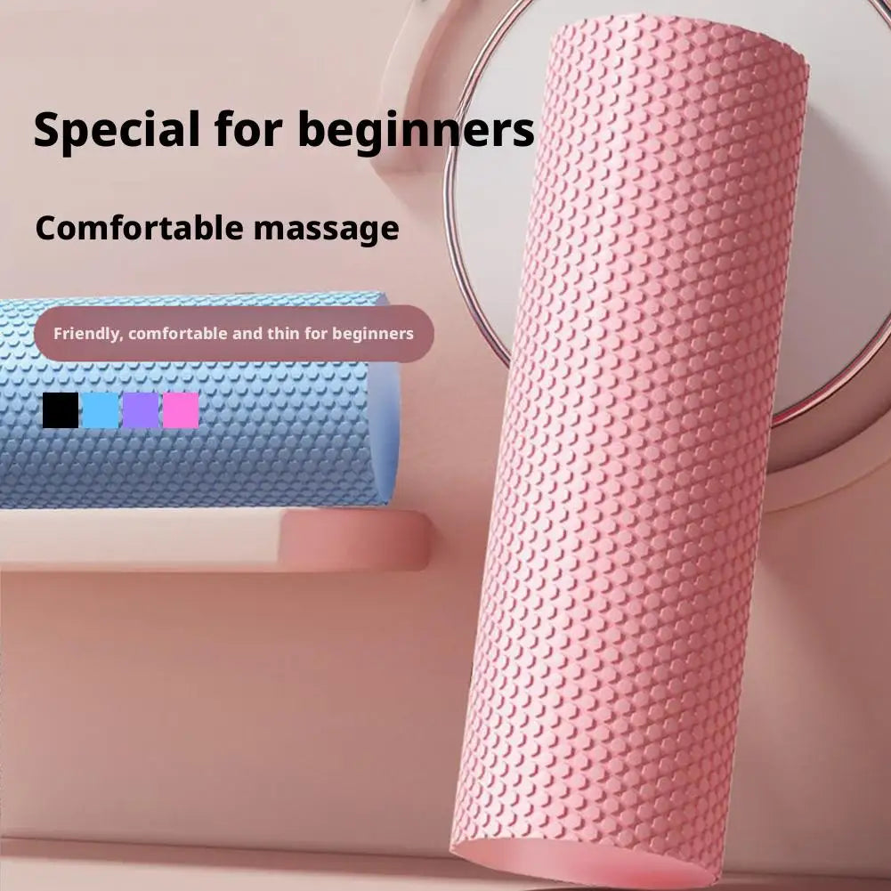 Rodillo de Yoga redondo, cilindro de espuma EVA, rodillo Hexagonal para ejercicio de Pilates, entrenamientos en casa mejorados, diámetro de 9,5 cm de longitud 29,7 cm