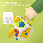 Cubo ocupado para niños pequeños, juguete de actividades sensoriales Montessori, tablero ocupado, en 1 10, cubo Fidget, autismo, aprendizaje, juguetes de viaje, regalos para bebés
