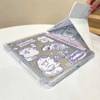 Estuche de gato bonito tipo 3 + Y con portalápices para IPad 2025 11th A16 Pro Air 13 11 M3 M2 M4 2025 12,9 "9 8 7 6 5 4 10Th Mini 7 6