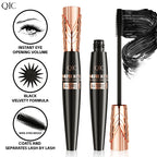 Máscara de pestañas resistente al agua 5D, extensión de pestañas, máscara de fibra de seda gruesa, maquillaje femenino, herramientas cosméticas para ojos para regalos