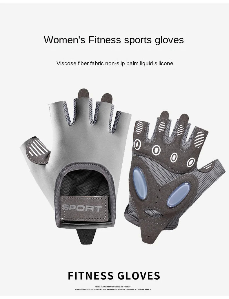 Guantes deportivos antideslizantes para hombre y mujer, guantes de Yoga para entrenamiento de culturismo, levantamiento de pesas, 1 par
