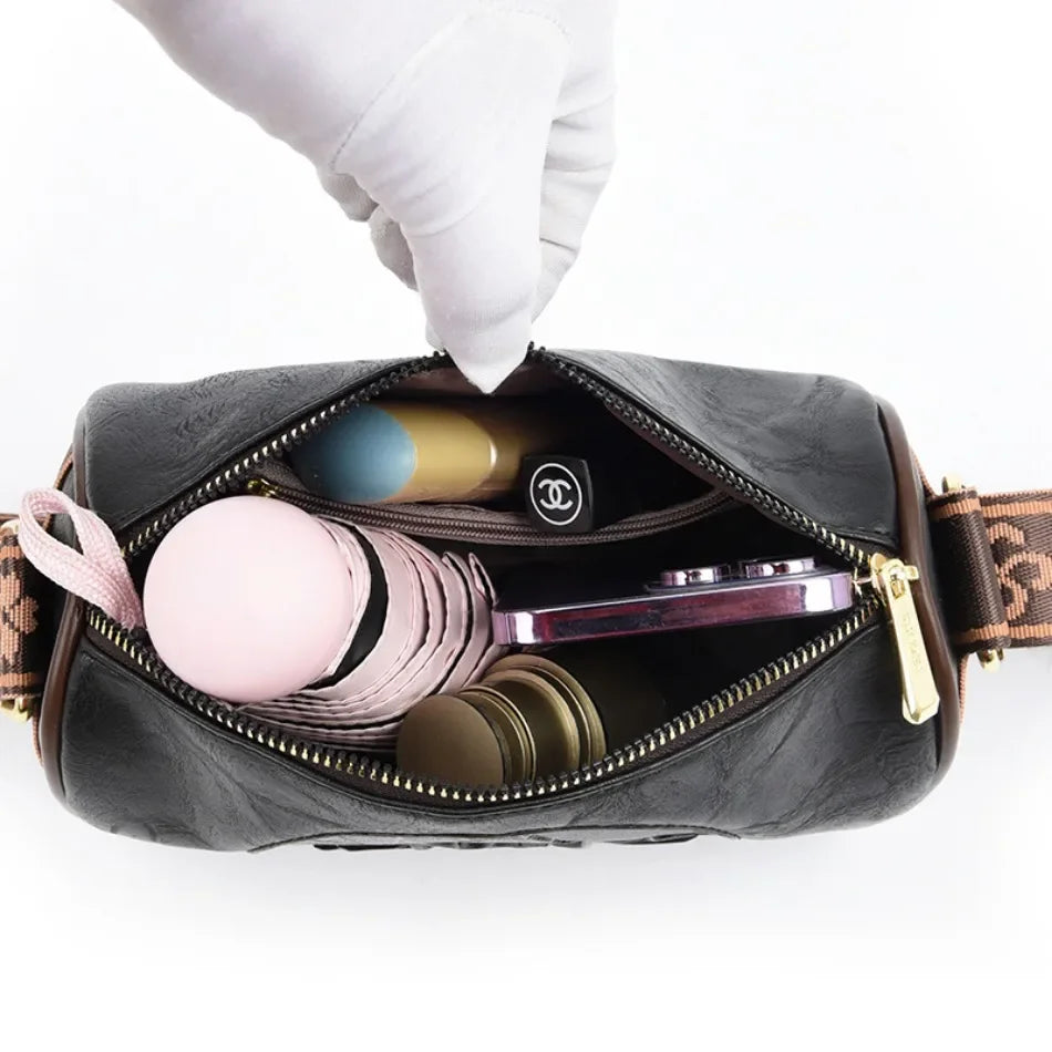 Bolso de mano bordado para mujer, bolsos de cuero de alta calidad para mujer, bolso de hombro para mujer, bolsos cruzados pequeños para mujer, bolso principal 2024