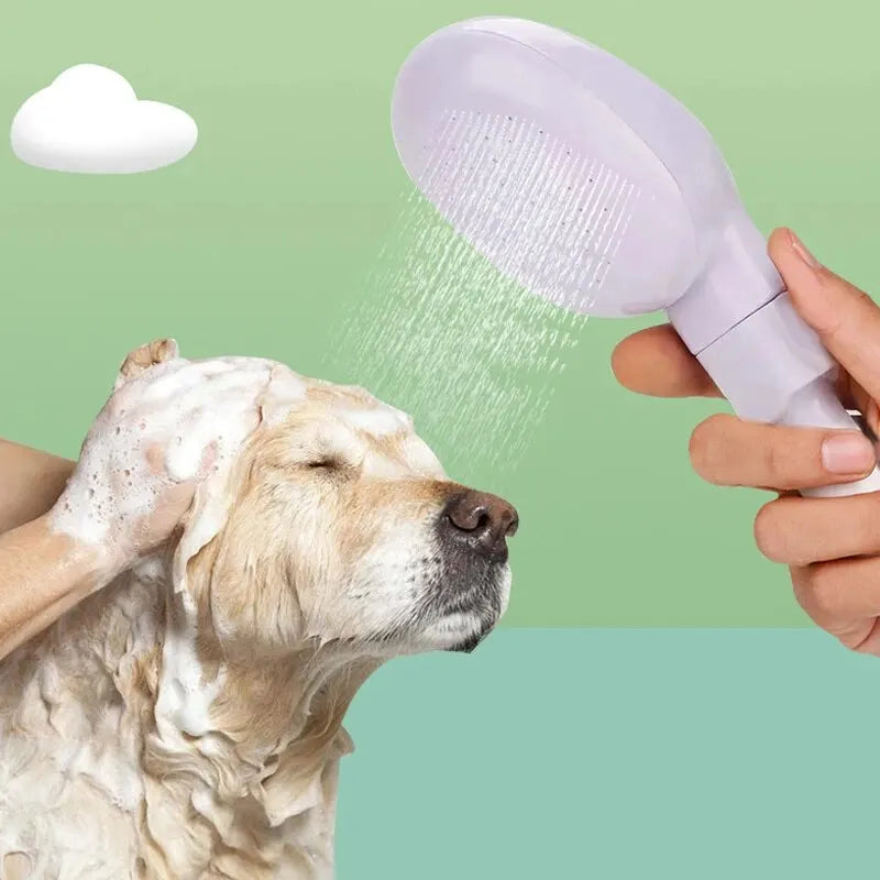 Ducha de baño para mascotas, ducha multifuncional para perros y gatos, pulverizador de jardín fácil de baño, suministros de herramientas de aseo para limpieza de mascotas