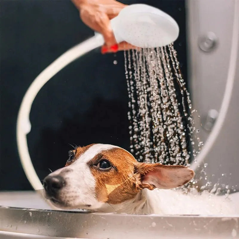 Ducha de baño para mascotas, ducha multifuncional para perros y gatos, pulverizador de jardín fácil de baño, suministros de herramientas de aseo para limpieza de mascotas