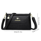 Bolso de mano bordado para mujer, bolsos de cuero de alta calidad para mujer, bolso de hombro para mujer, bolsos cruzados pequeños para mujer, bolso principal 2024