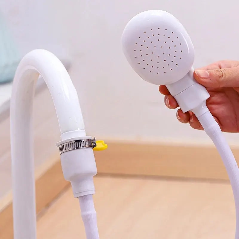 Ducha de baño para mascotas, ducha multifuncional para perros y gatos, pulverizador de jardín fácil de baño, suministros de herramientas de aseo para limpieza de mascotas