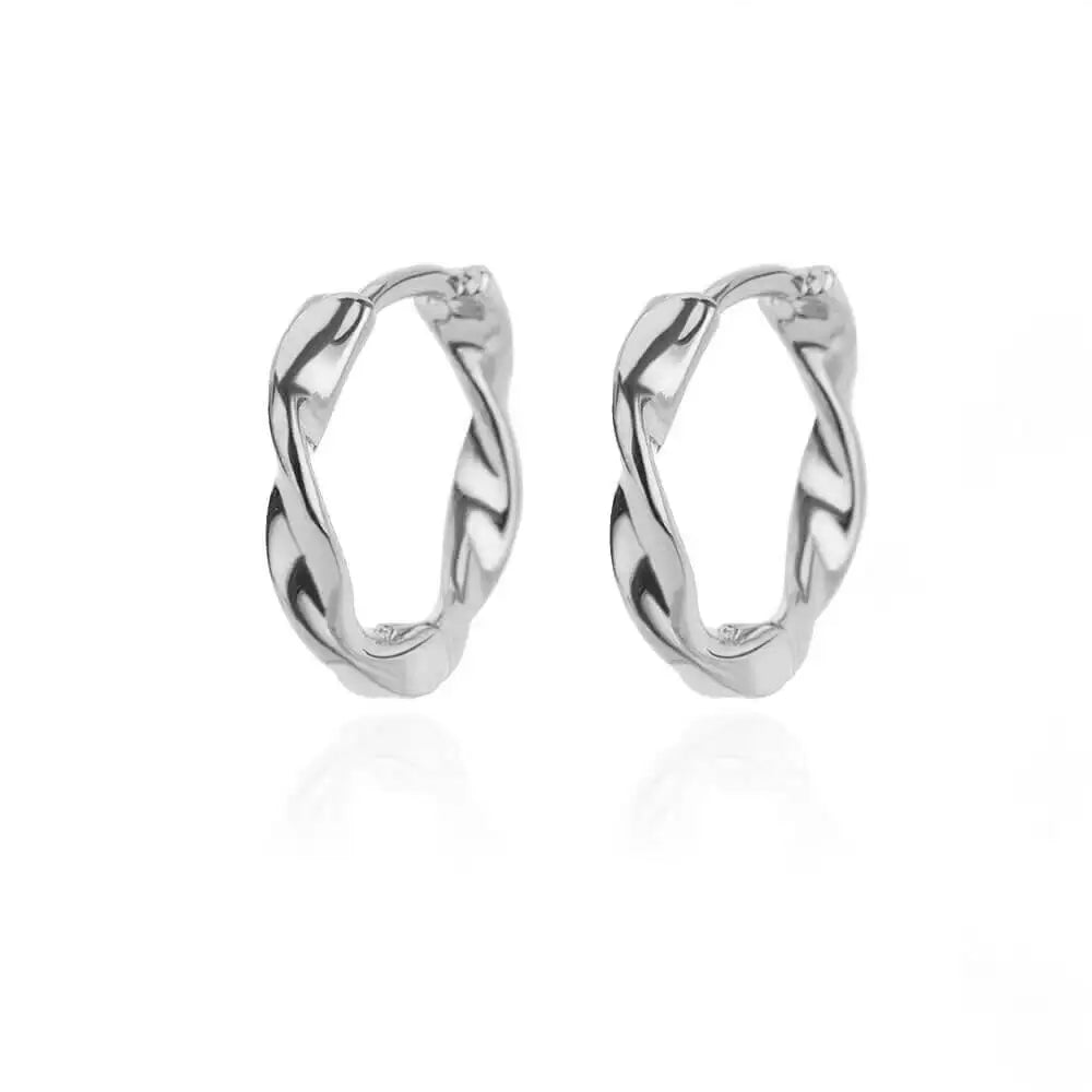 Pendientes redondos elegantes para mujeres y niñas, aretes de aro de acero inoxidable de lujo, joyería estética de compromiso de boda Vintage