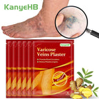 Parche de venas varicosas, eliminación de Vasculitis, flebitis, venas de araña, pierna, medicina Herbal china, yeso para el dolor de venas, 6, 12, 24, 36, 48, 60 piezas