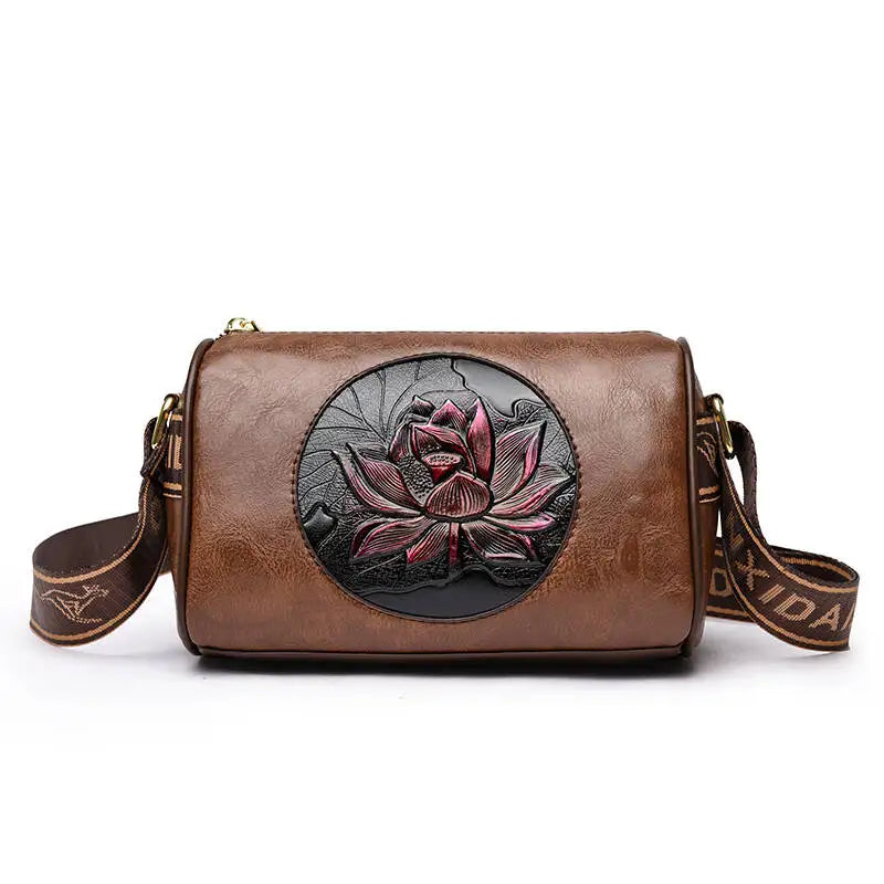 Bolso de mano bordado para mujer, bolsos de cuero de alta calidad para mujer, bolso de hombro para mujer, bolsos cruzados pequeños para mujer, bolso principal 2024