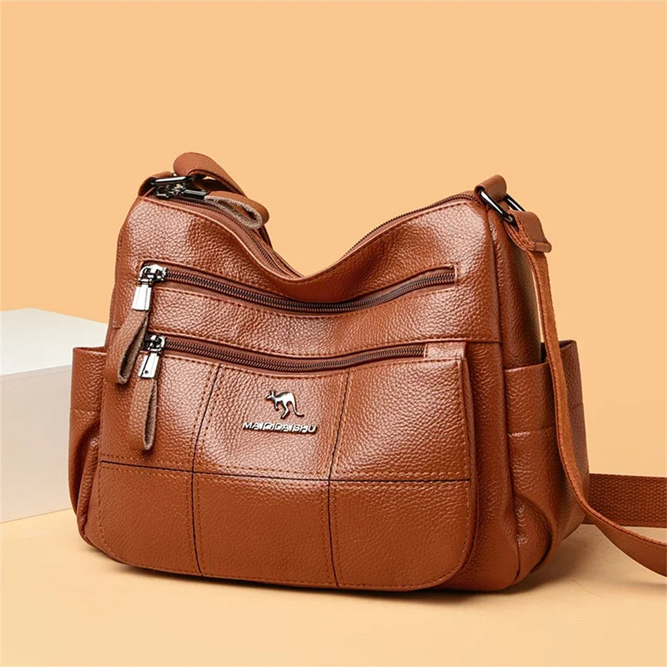 Bolso de mano bordado para mujer, bolsos de cuero de alta calidad para mujer, bolso de hombro para mujer, bolsos cruzados pequeños para mujer, bolso principal 2024