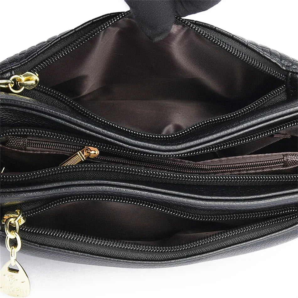 Bolso de mano bordado para mujer, bolsos de cuero de alta calidad para mujer, bolso de hombro para mujer, bolsos cruzados pequeños para mujer, bolso principal 2024