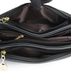 Bolso de mano bordado para mujer, bolsos de cuero de alta calidad para mujer, bolso de hombro para mujer, bolsos cruzados pequeños para mujer, bolso principal 2024