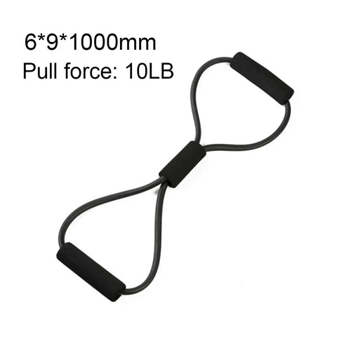 Bandas de resistencia para Yoga, banda elástica, extractor de ejercicio deportivo, expansor de pecho en forma de 8 para culturismo, gimnasio en casa, equipo de Fitness