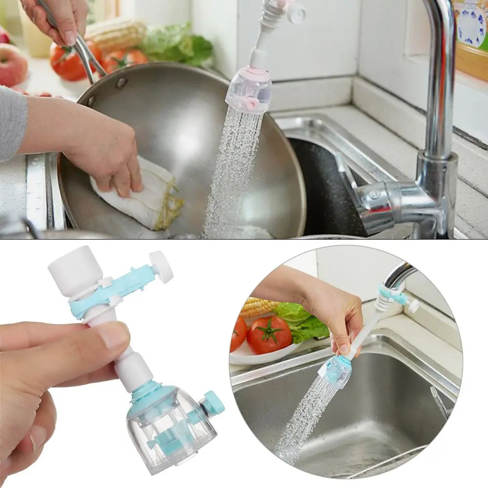 Extensor difusor Flexible que ahorra agua, filtro de agua a prueba de salpicaduras, cabezal de salida para grifo, extensor de grifo de agua para grifo de cocina