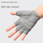 Guantes antideslizantes de medio dedo para entrenamiento de peso pesado para gimnasio, guantes de culturismo para hombres y mujeres, soporte para muñeca, deportes de levantamiento de pesas