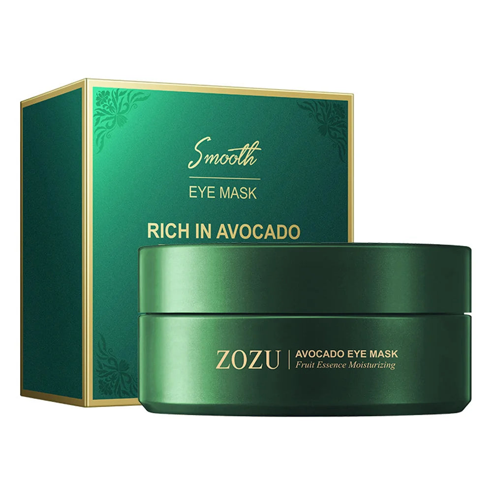 Mascarilla de ojos de colágeno dorado de aguacate, bolsas para ojos antiojeras, parches hidratantes reafirmantes para los ojos, crema reparadora para los ojos, productos para el cuidado de la piel