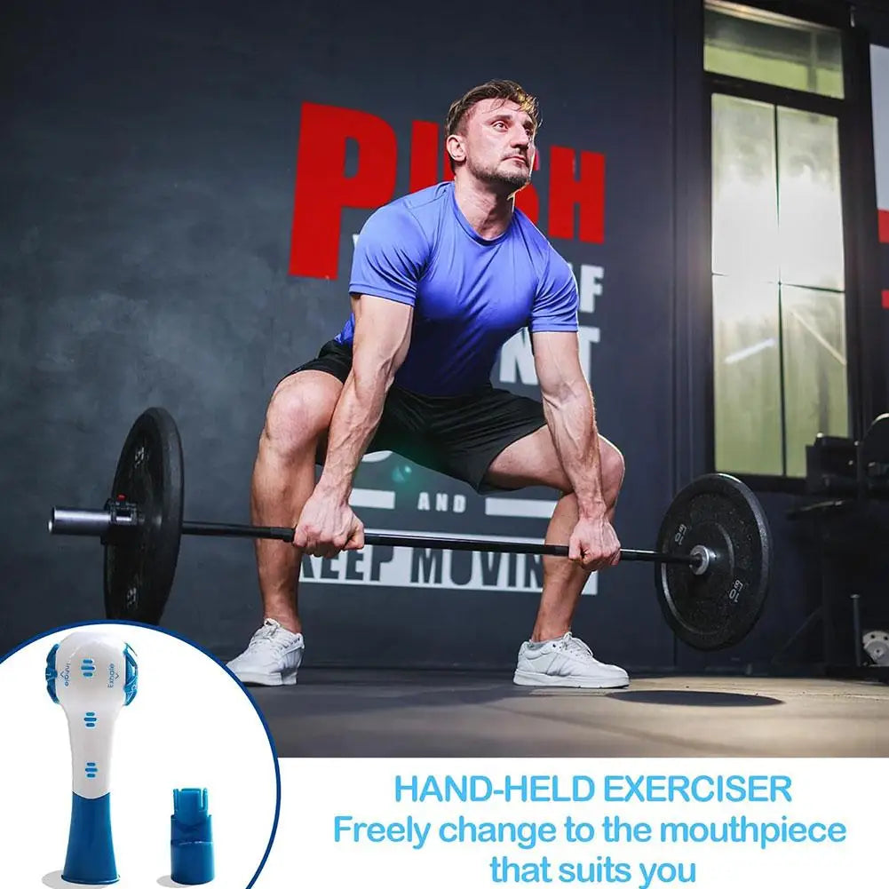 Entrenador de respiración, herramienta de entrenamiento de expansión pulmonar portátil de resistencia ajustable, aumenta la capacidad pulmonar, ejercitador Abdominal para correr