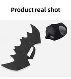 Conjunto de disfraz de murciélago negro para mascotas de Halloween con ala de máscara para gatos, perros, Cosplay creativo, suministros para fiesta de Halloween para mascotas