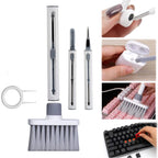 Kit de cepillo de limpieza de teclado 5 en 1, extractor de teclas, limpiador de auriculares para Airpods Pro 1 2 3, caja de auriculares Bluetooth, herramientas de limpieza