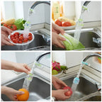 Extensor difusor Flexible que ahorra agua, filtro de agua a prueba de salpicaduras, cabezal de salida para grifo, extensor de grifo de agua para grifo de cocina