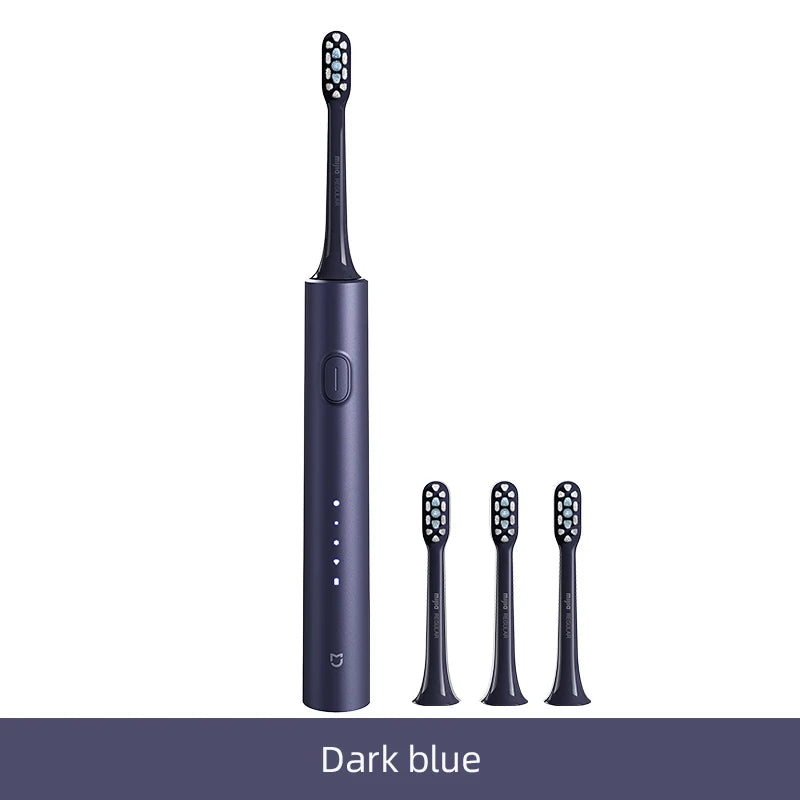 Juego de cepillos de dientes eléctricos sónicos Xiaomi MIJIA T302, 4 cabezales de cepillo, IPX8, resistente al agua, carga inalámbrica, cepillo de dientes electrónico