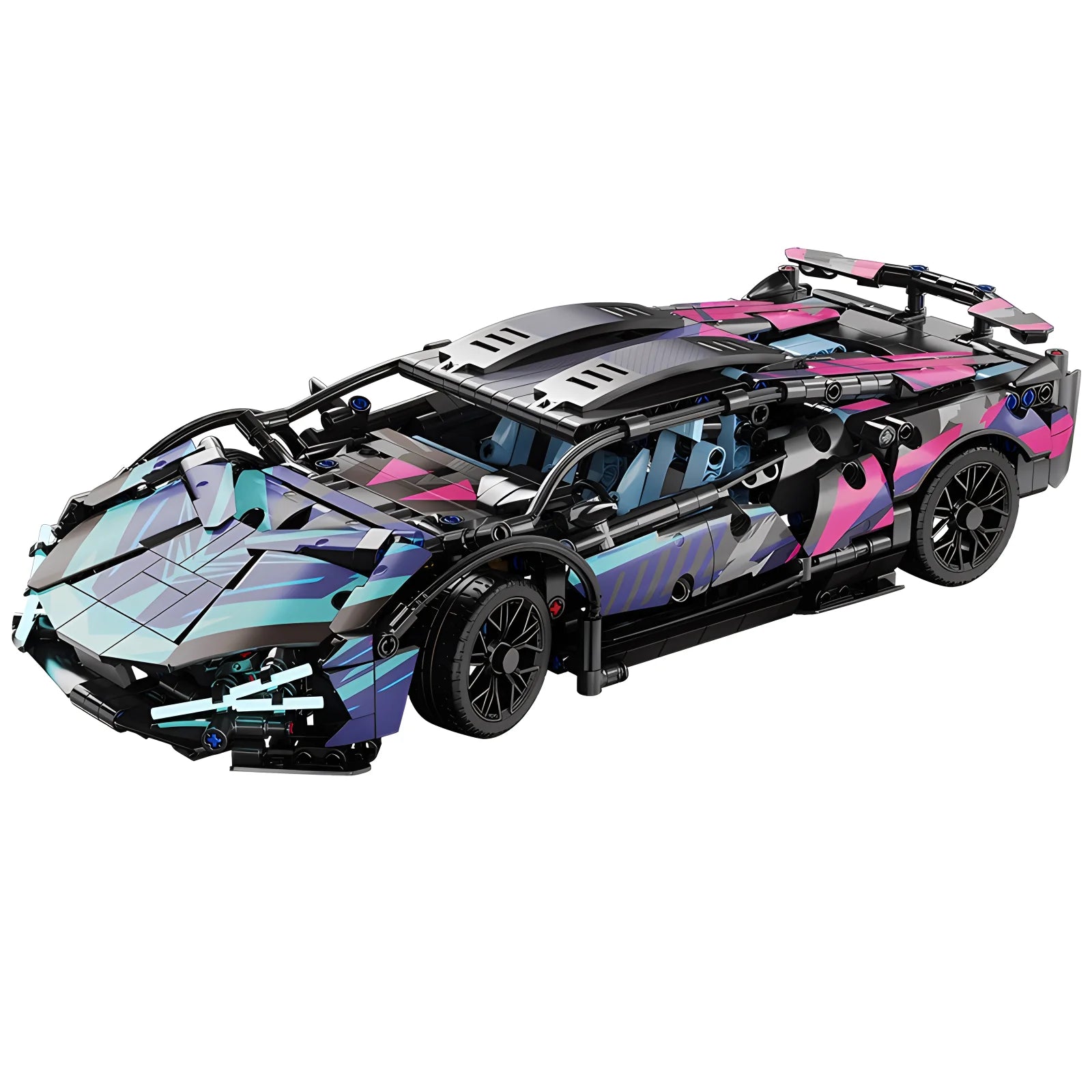 Modelo de coche deportivo de carreras técnico, bloques de construcción técnicos para adultos 1:14, supercoche DIY, rompecabezas de ladrillos, juguetes para niños y adultos, regalo (1314 + grano)