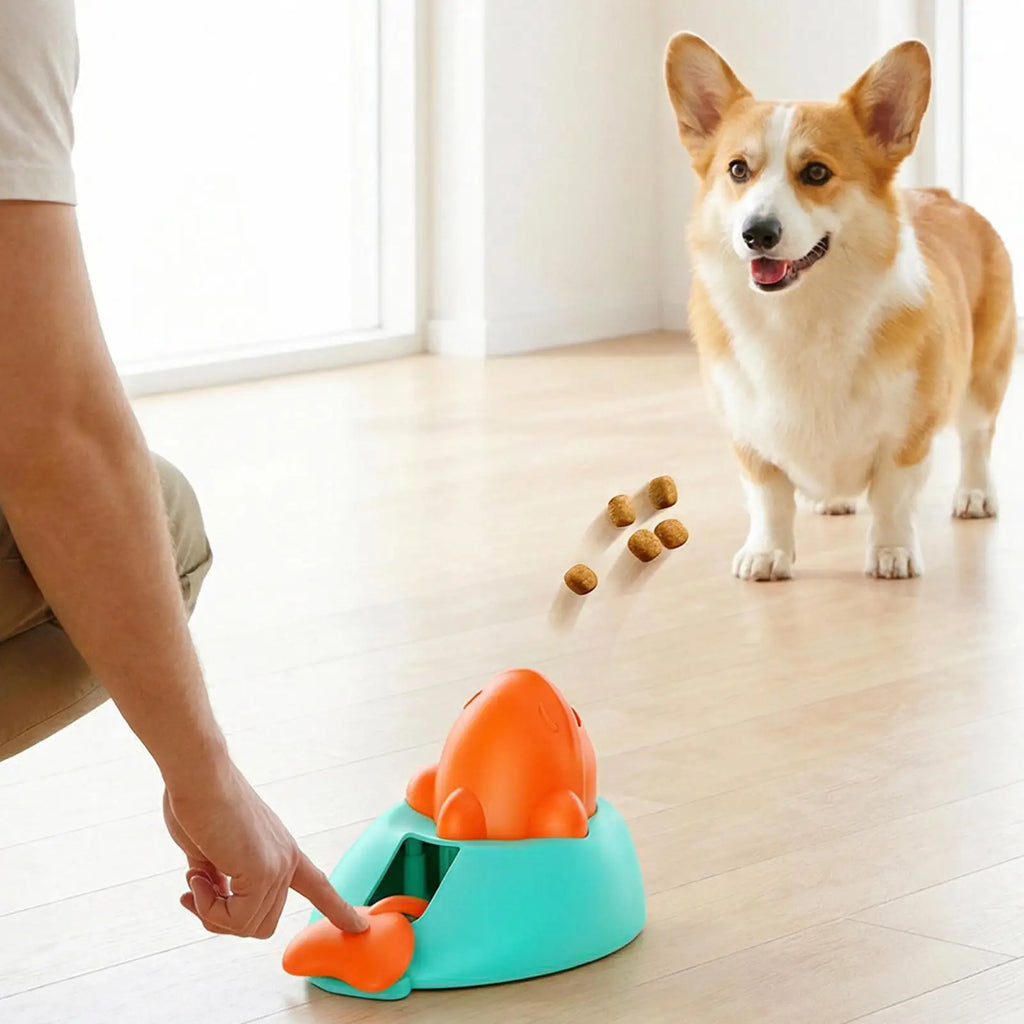 Dispensador de Golosinas para Mascotas, Juguetes Interactivos, Dispositivo Educativo de Entrenamiento, Dispositivo de Alimentación para Mascotas, Juguetes Dispensadores de Golosinas para Perros, Entrenamiento de Cachorros